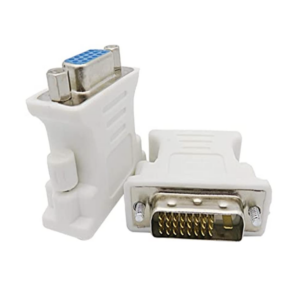 Adaptador DVI a VGA 24 + 1 Pin Blanco