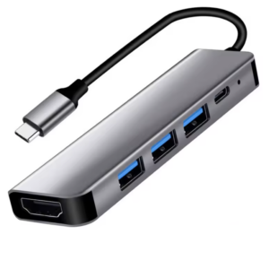 Adaptador USB C a Puertos USB y Hdmi