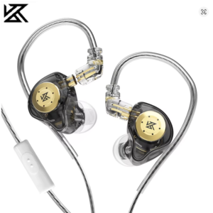 Audifonos Earpods KZ EDX PRO Negro Cable Conexion 3.5 mm