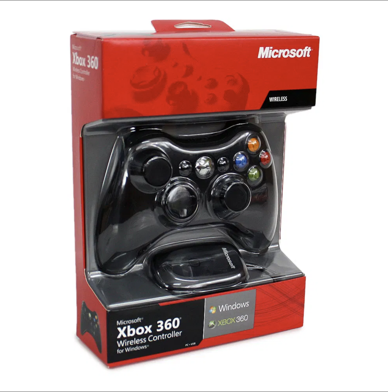 Control Gamepad Microsoft Xbox 360 Compatible con Xbox 360 y Windows