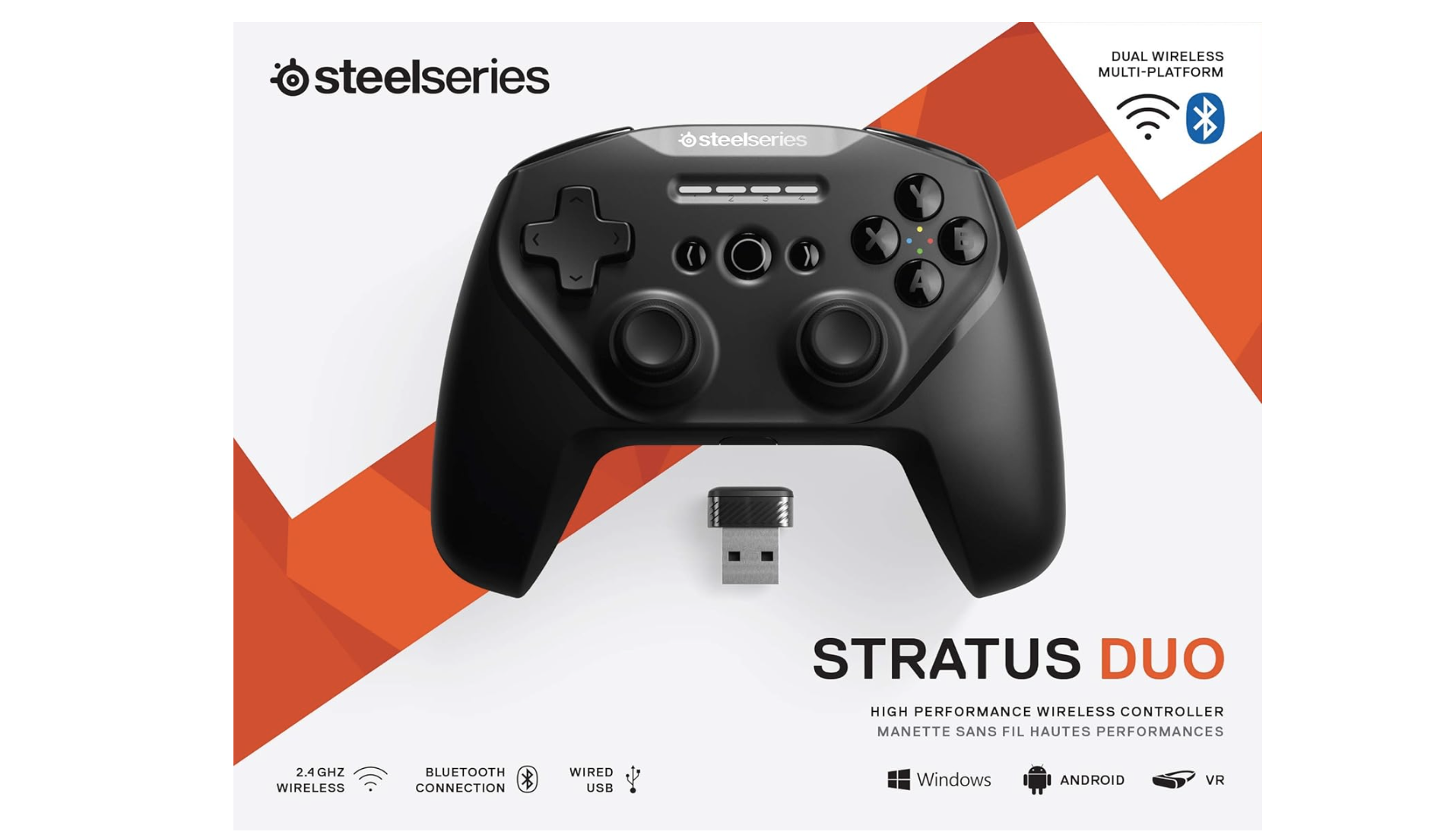 Control Gamepad Steelseries Stratus Duo