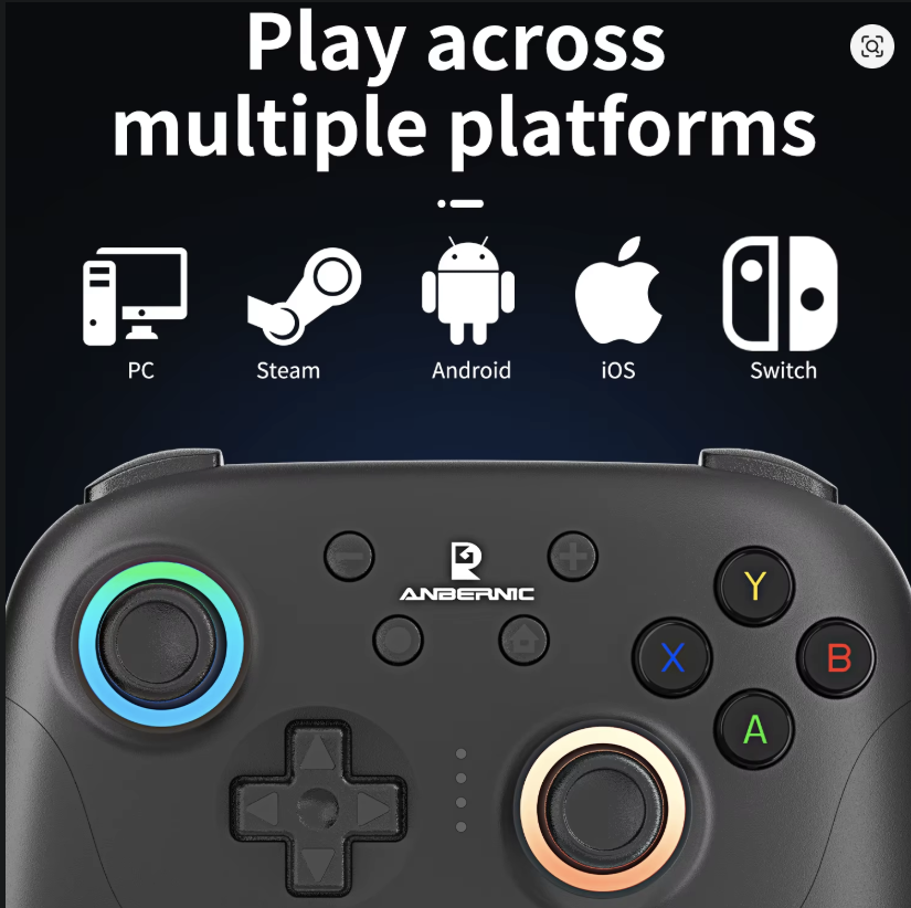 Control Gamepad Anbernic RG P01 Multiplataforma Inalambrico RGB - Image 8
