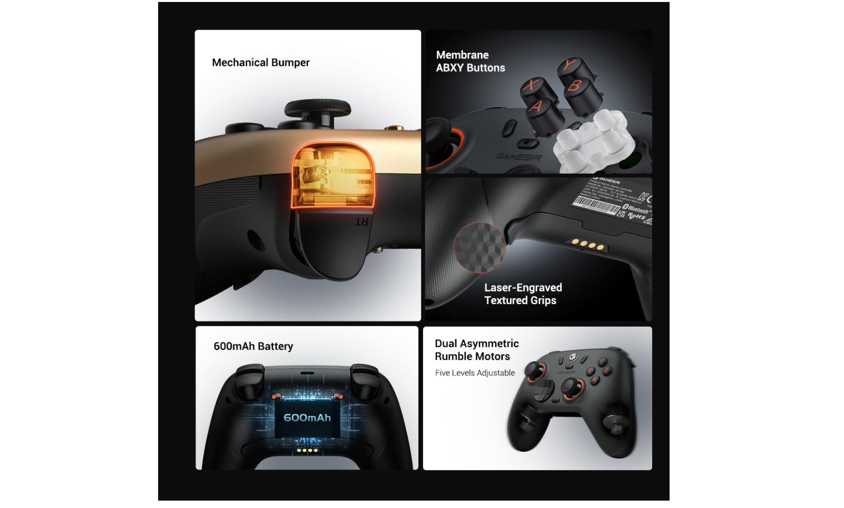 Control Gamepad Gamesir Nova 2 Lite Inalambrico Multiplataforma - Image 3