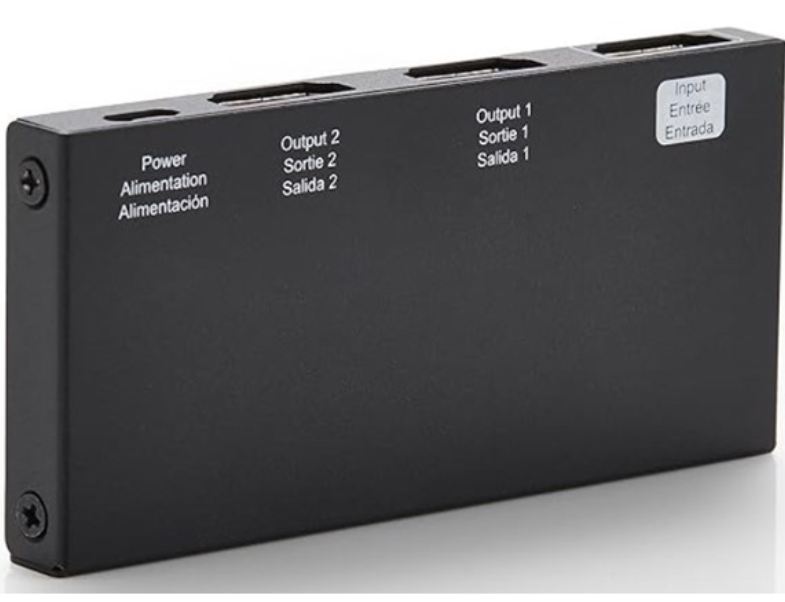 Splitter HDMI 1 a 2 Salidas, Hasta 4K, Modo Espejo Unicamente