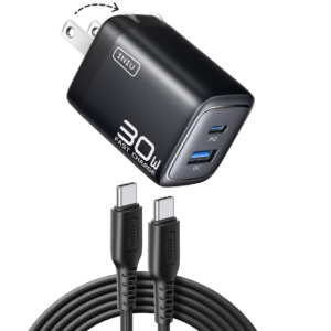Cargador Rapido INIU Mini USB-C 30W con Cable Incluido